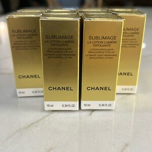 Chanel Sublimage la Lotion Lumiere Exfoliante 10  samples at 10 ml 0.34 fl oz